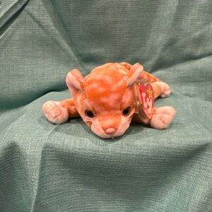 Amber the gold tabby Ty Beanie Baby RARE!!